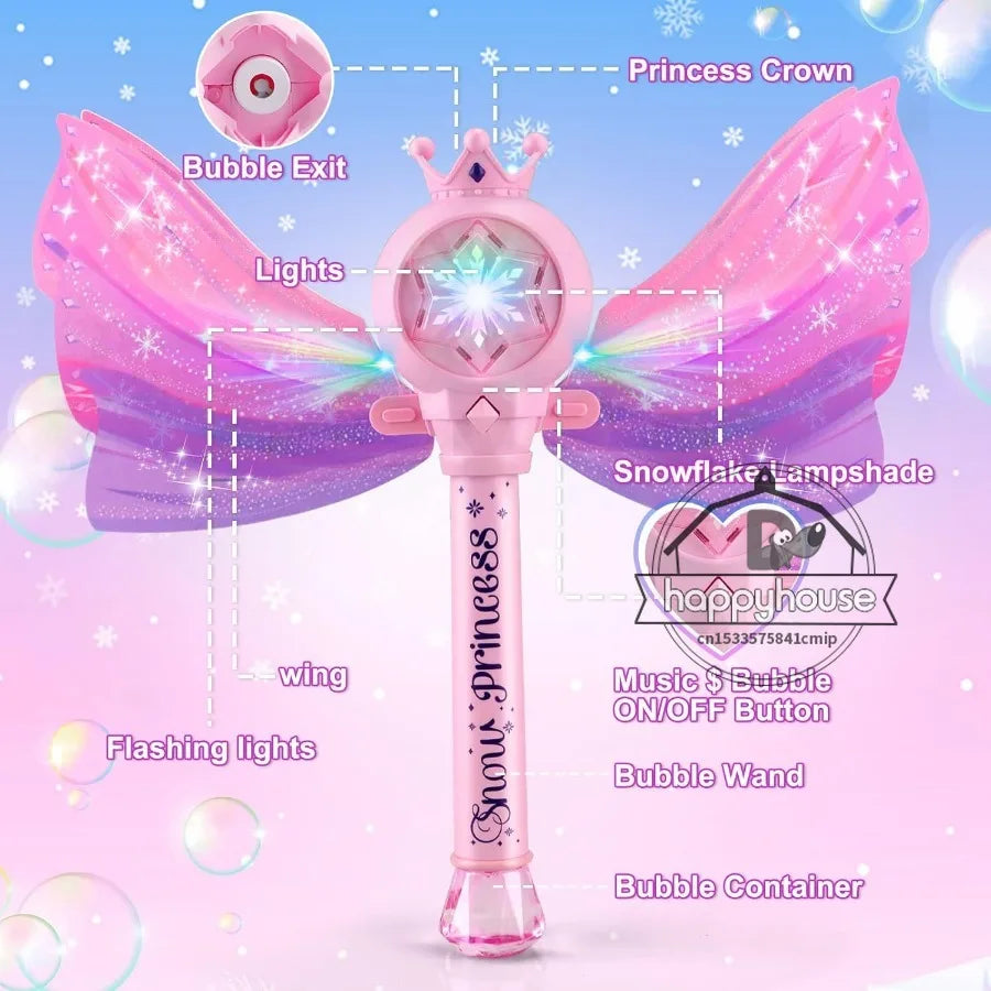 Enchanting Princess Bubble Wand: Magical Bubble Fun for Kids