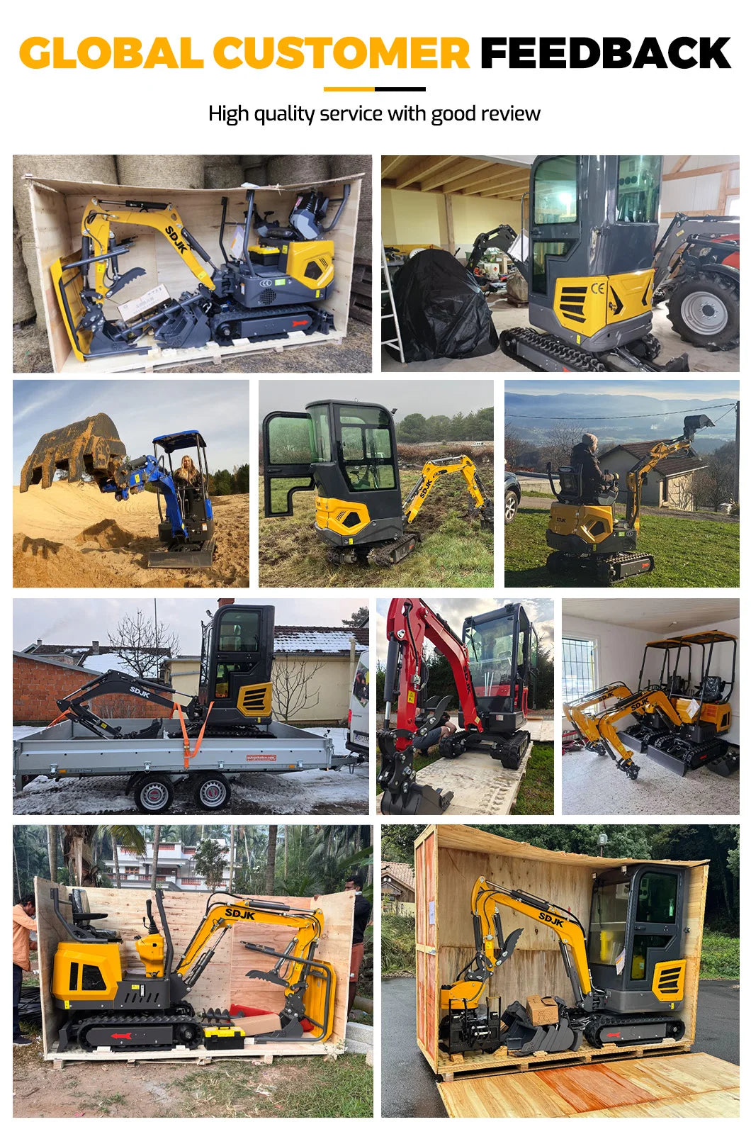 Mini Excavator 1-3 Ton Crawler Digger