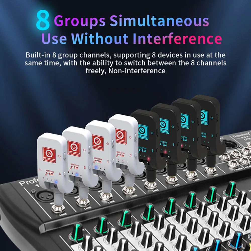 2.4 GHz Wireless Guitar Set – Studio-Grade Clarity, Limitless Movement