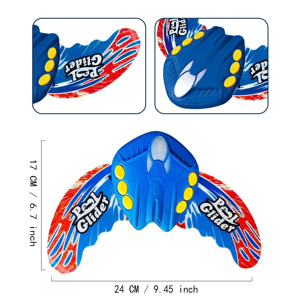 Water Power Devil Fish Underwater Glider Toy Beach Seaside Swimming Pool Games Kids Gift Summer Outdoor Toys Float For Adults