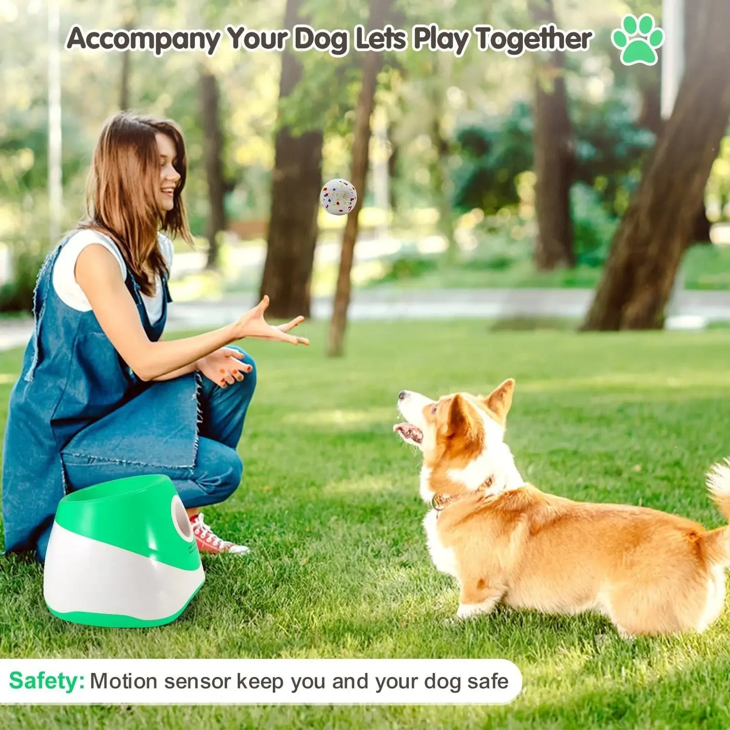 Chase the Joy – Automatic Dog Ball Launcher for Non-Stop Fun & Fetch Without the Effort