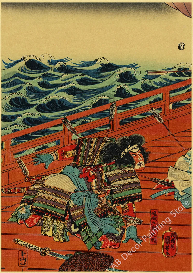 Echoes of Old Japan — Vintage Mount Fuji & Great Wave Art Prints