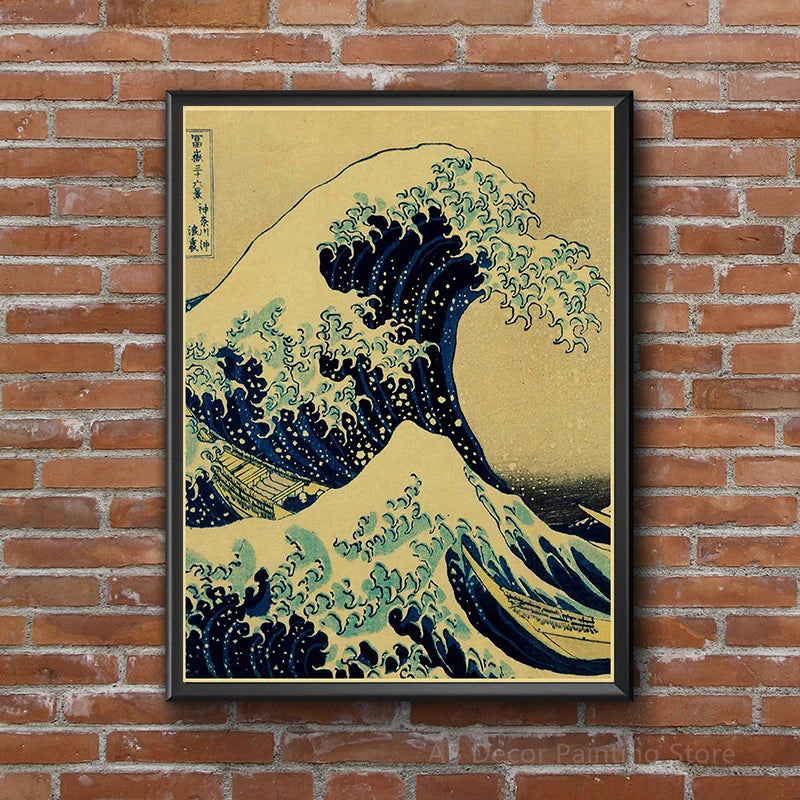 Echoes of Old Japan — Vintage Mount Fuji & Great Wave Art Prints