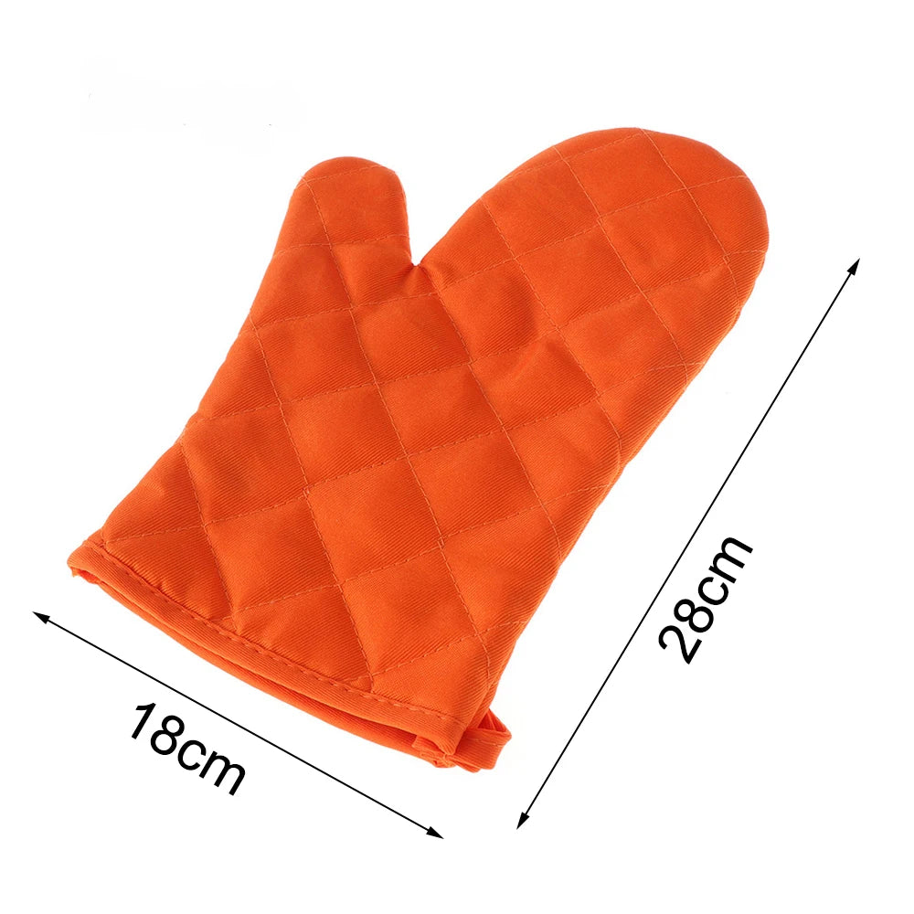 1PC Long Cotton Baking Insulation Gloves 3D Cartoon Animal Cat Paws Oven Mitts Microwave Heat Resistant Non-Slip Kitchen Gloves