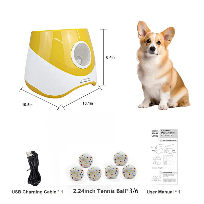 Chase the Joy – Automatic Dog Ball Launcher for Non-Stop Fun & Fetch Without the Effort
