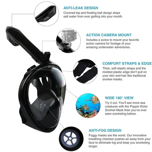 Full Face Snorkel Mask – Breathe Easy, Dive Freely
