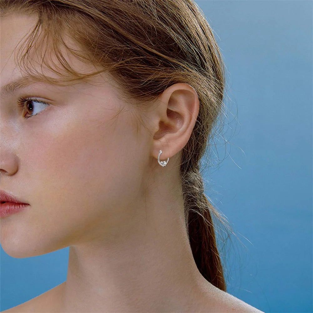 Embrace Playful Elegance: The Enchanting Sloth Hoop Earrings