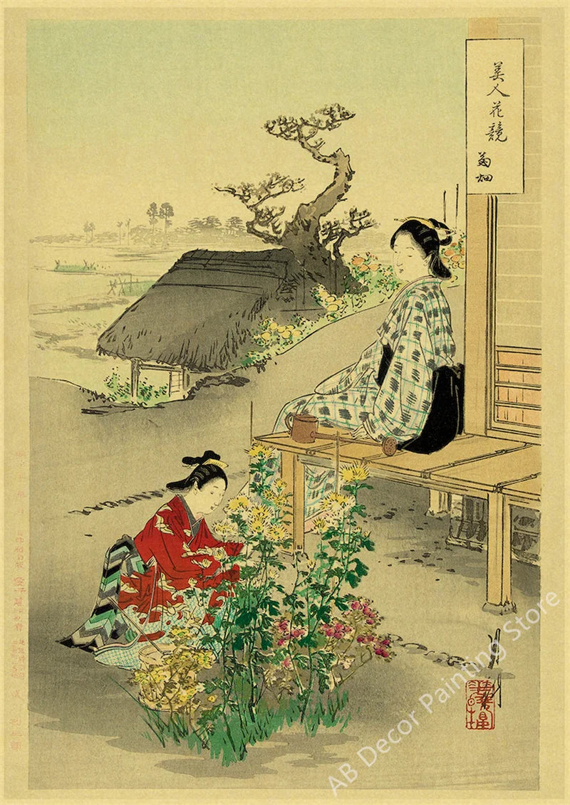 Echoes of Old Japan — Vintage Mount Fuji & Great Wave Art Prints