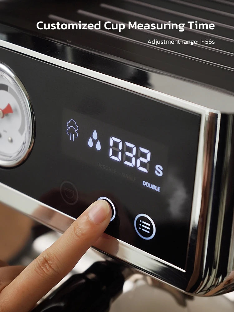 HiBREW Dual Boiler System Barista Pro 20Bar Bean to Espresso Cafetera Coffee Machine with Full Kit for Cafe Hotel Restaurant H7A