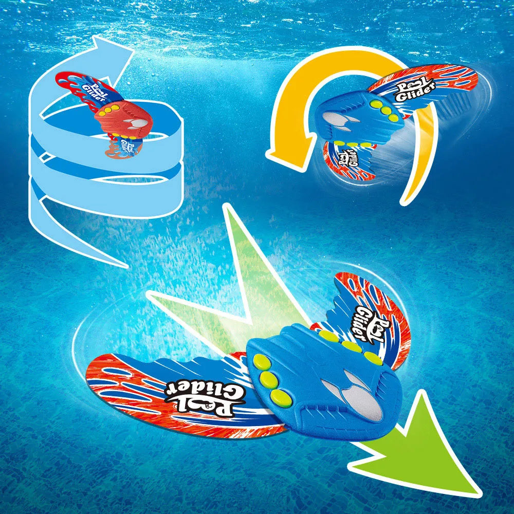Water Power Devil Fish Underwater Glider Toy Beach Seaside Swimming Pool Games Kids Gift Summer Outdoor Toys Float For Adults