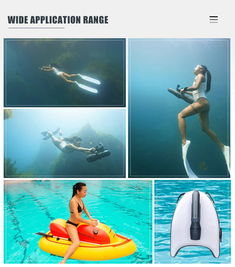 Electric 700W Underwater Sea Scooter – Ride the Currents of the Deep