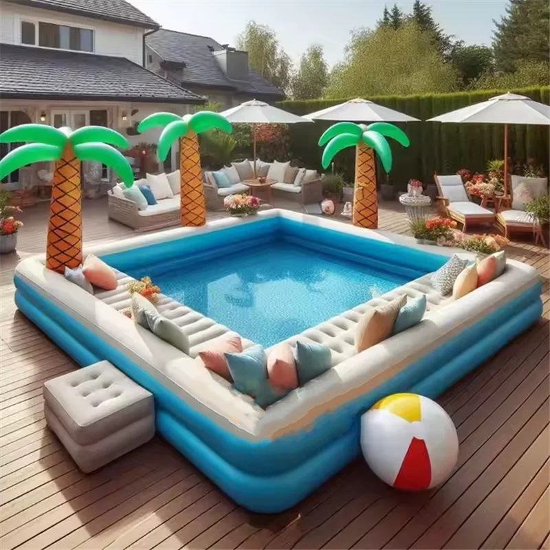 Lounge in Liquid Luxury – Inflatable Swimming Pool Sofa That Turns Any Garden into a Summer Sanctuary