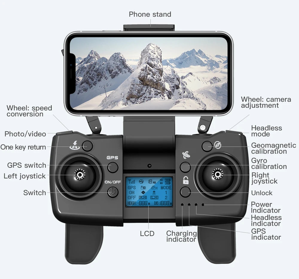 Master the Sky – L900 Pro 4K GPS Drone with Dual Cameras, 5G Real-Time View & 1.2KM Freedom to Roam