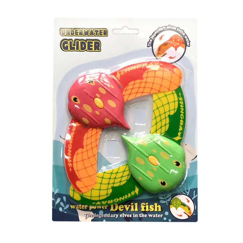 Water Power Devil Fish Underwater Glider Toy Beach Seaside Swimming Pool Games Kids Gift Summer Outdoor Toys Float For Adults