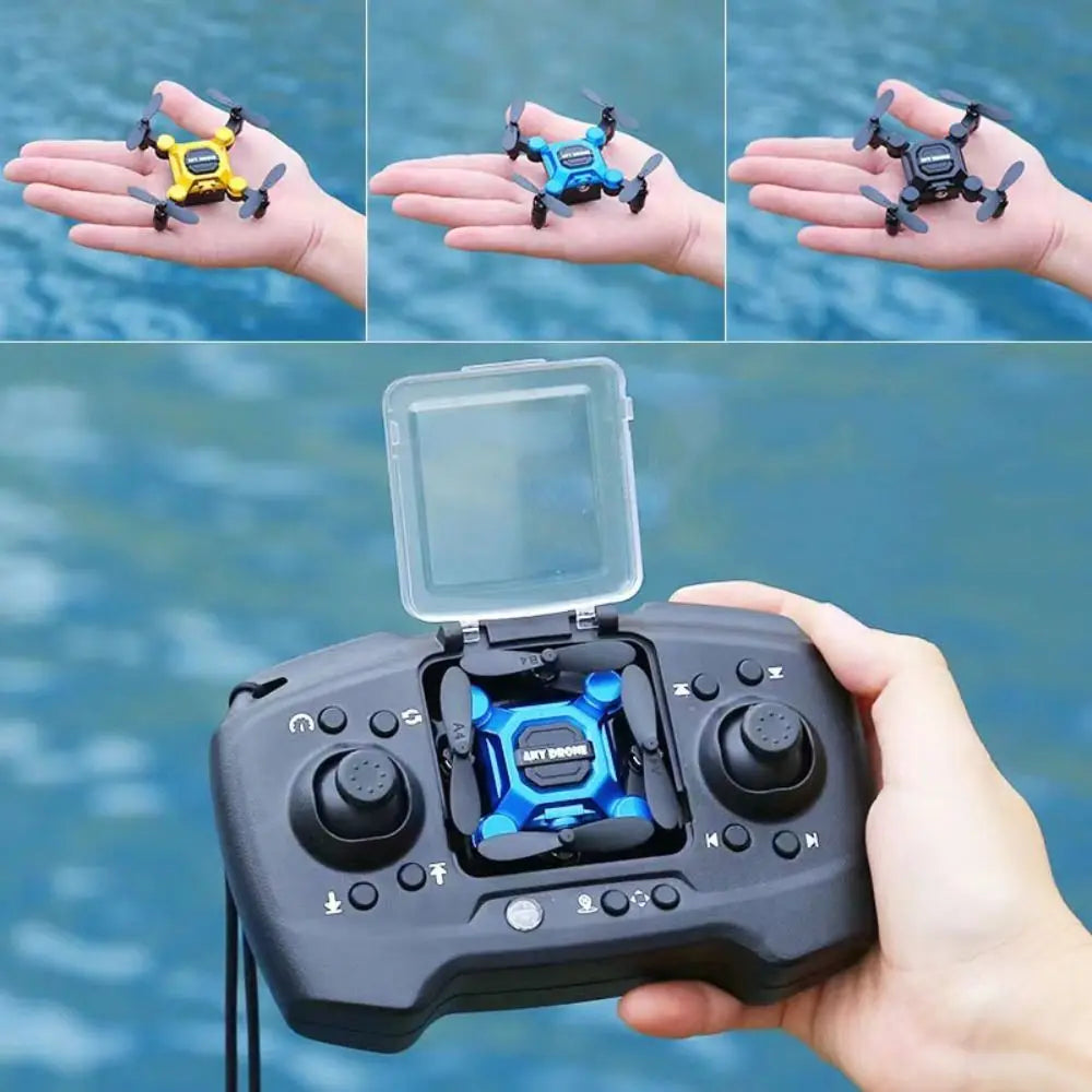 Plastic Mini Remote Control Aircraft Quadcopter Rechargeable Rotation Remote Control Plane Four-axis Portable