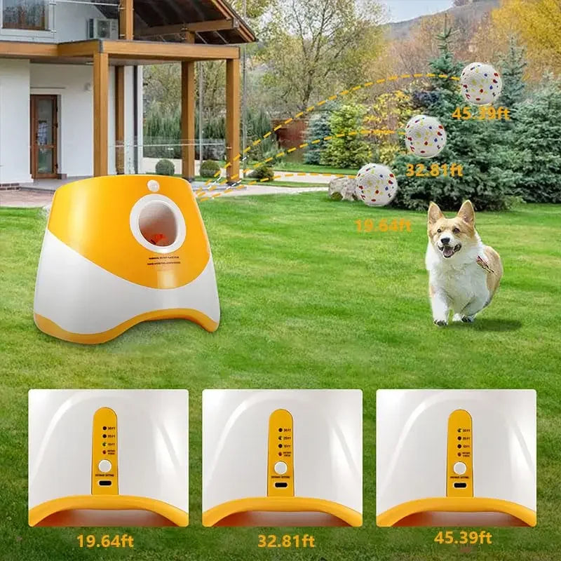 Chase the Joy – Automatic Dog Ball Launcher for Non-Stop Fun & Fetch Without the Effort