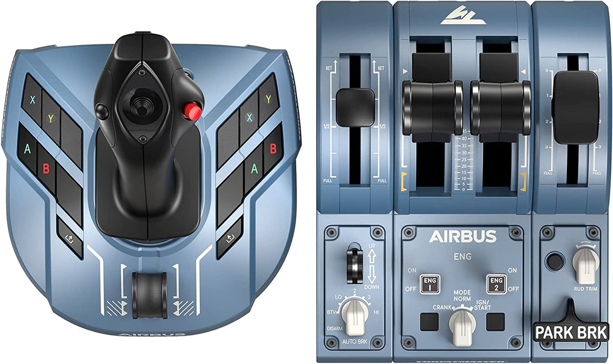 TCA Captain Pack X Airbus Edition – Official Replica Joystick & Throttle – Magnetic Technology – for Xbox Series X|S, Xbox One & PC – Ideal for Microsoft Flight Simulator 2024