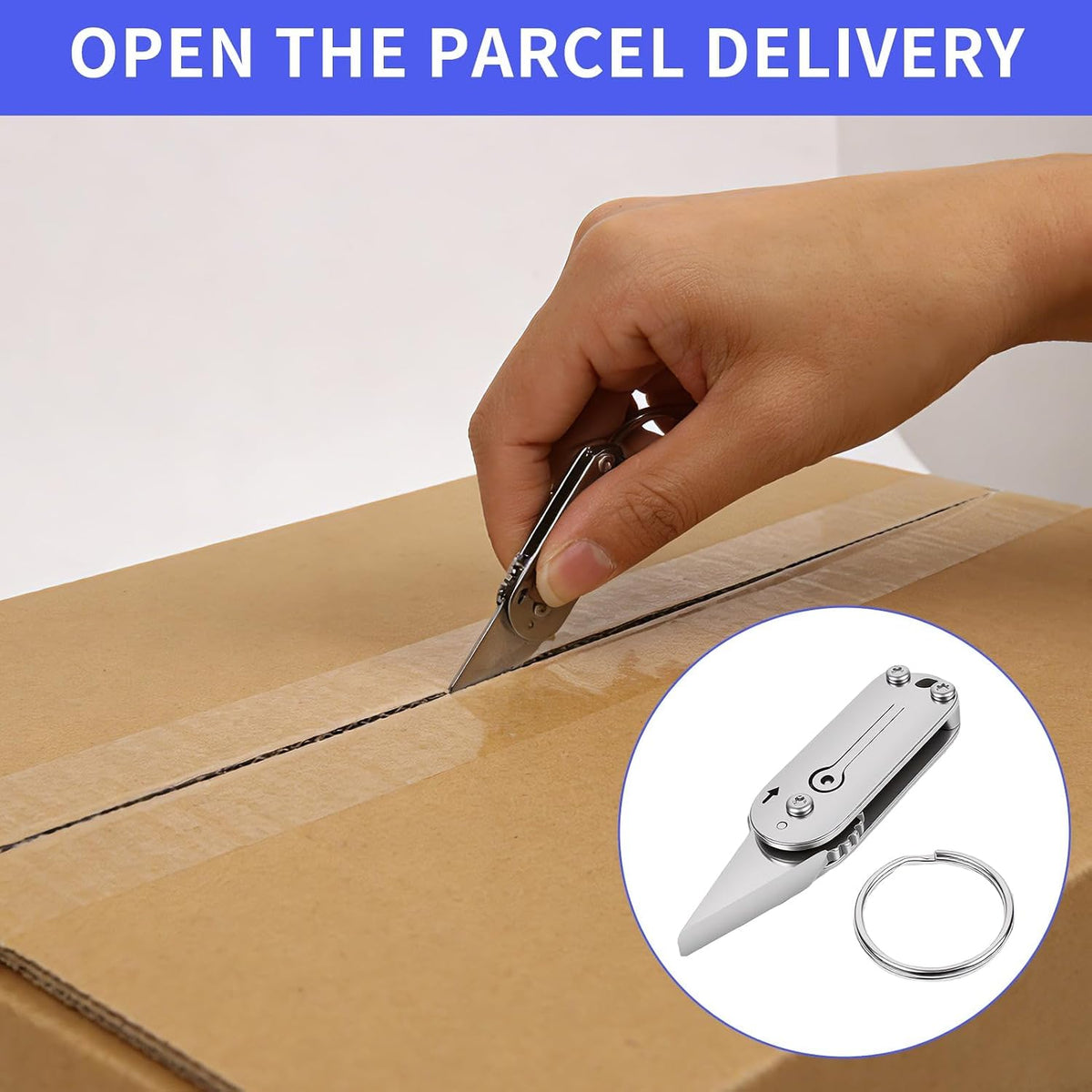 Multi-Function Utility Tool Pocket Box Opener