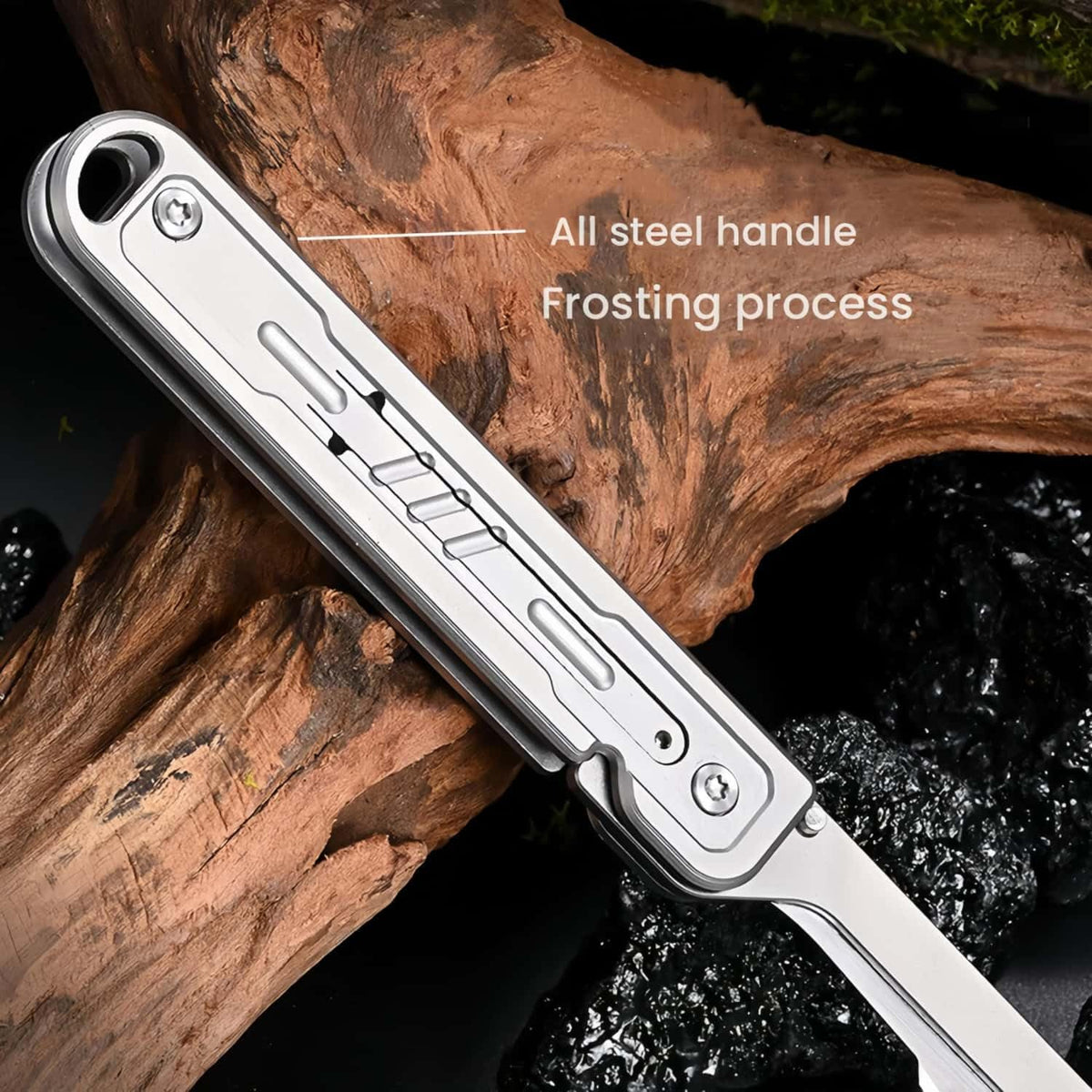 Mini Folding Scalpel, All-Steel Pocket Box Opener, Multitool EDC Pocket Tool with 10 Replaceable, EDC Gadgets for Outdoor Camping, DIY, Gift for Men(Silvery)