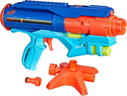 Super Soaker Power Drench Water Blaster, Water Blaster, Super Soaker, Summer Outdoor Toys, 1, Perfect for Kids, Multi-Color