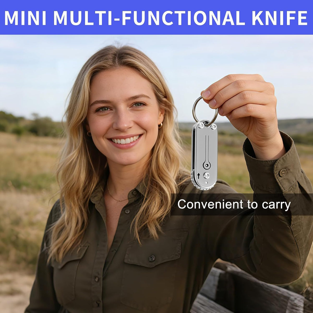 Multi-Function Utility Tool Pocket Box Opener