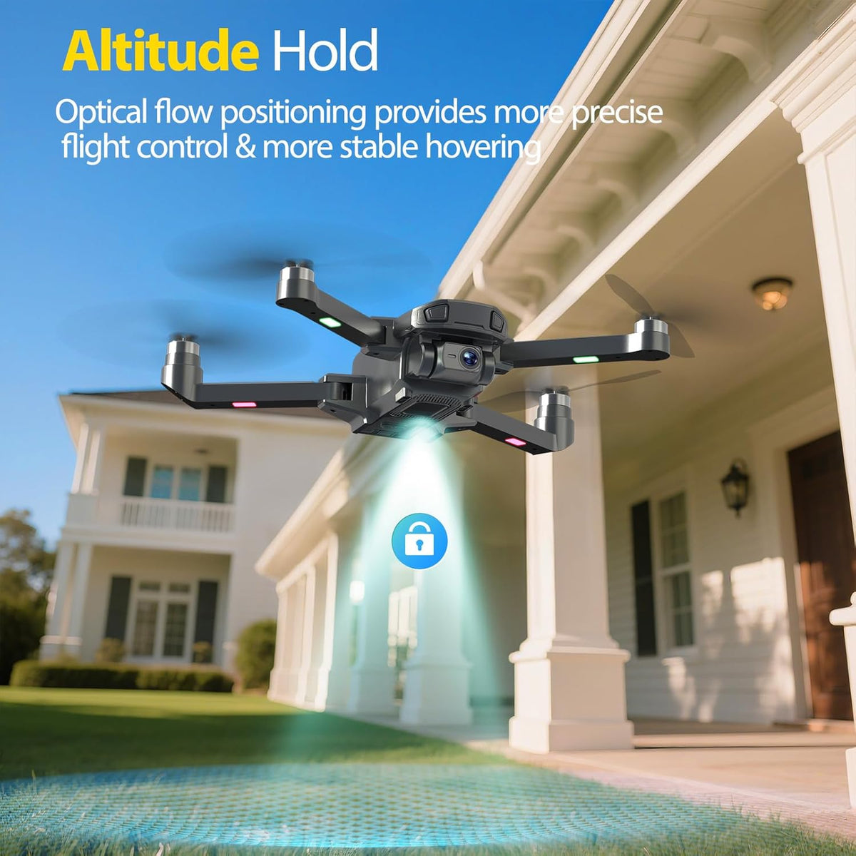D25 Drone with 1080P HD Camera for Kids Adults with 5G Transmission
