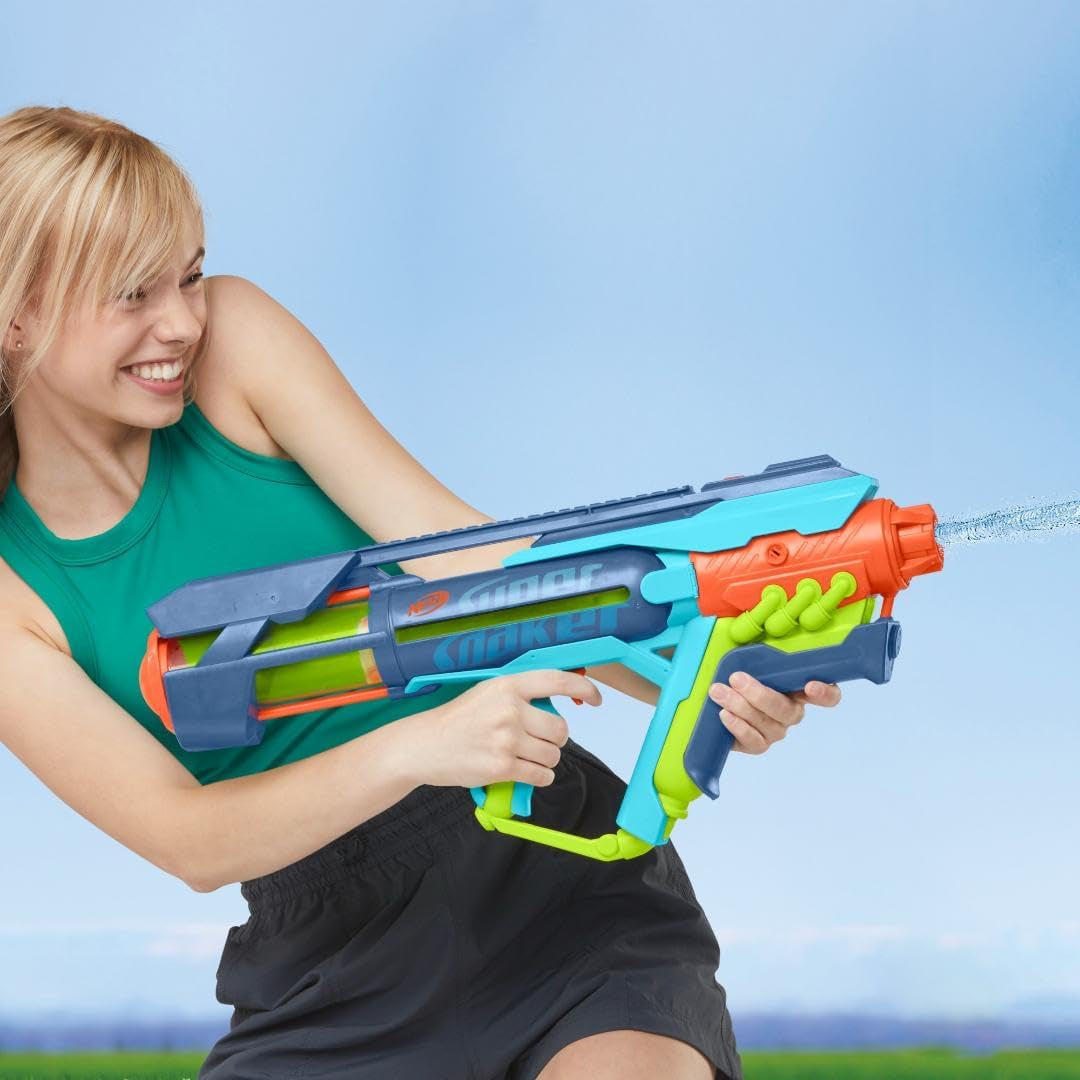 Super Soaker Power Drench XL Water Blaster, Water Blaster, Super Soaker, 1, Great for Outdoor Play, Multi-Color