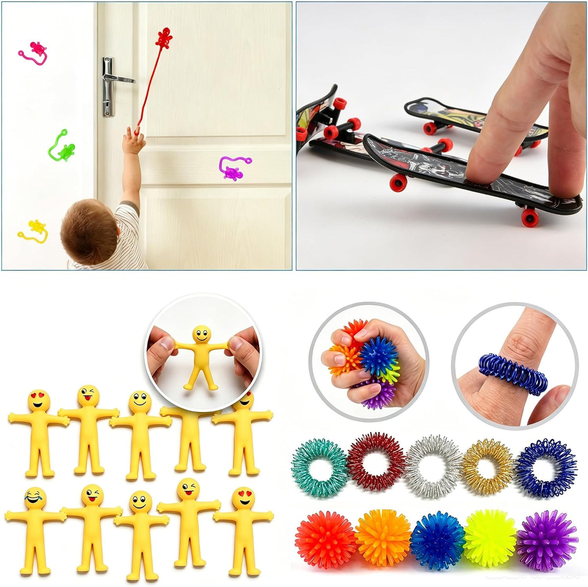 80Pcs Fidget Toys Set for Kids Adults, Stress Relief Sensory Toys