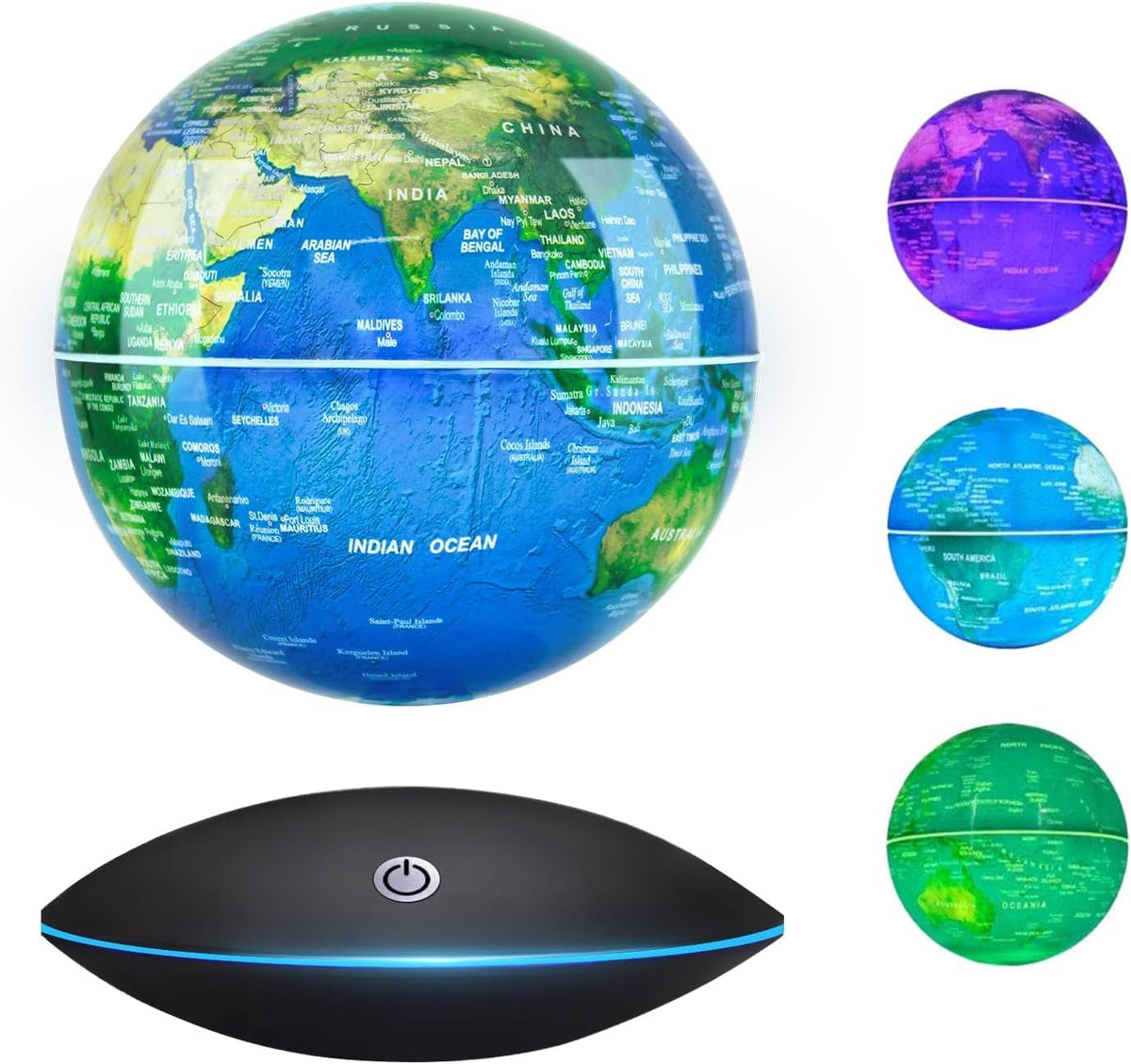 Magnetic Levitation Floating Globe, Rotating World Globe