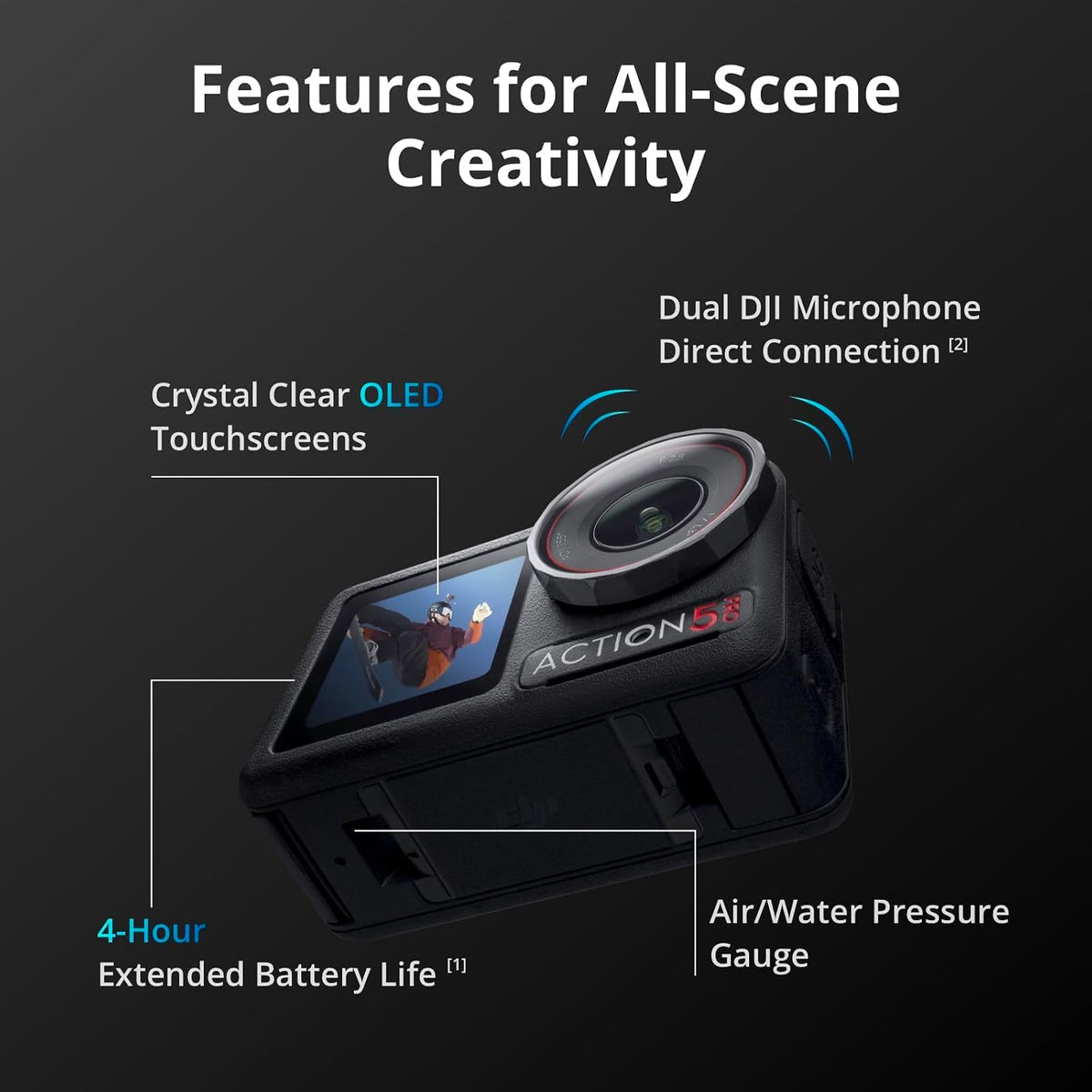 DJI Osmo Action 5 Pro Street Photography Combo, 4K Action Camera