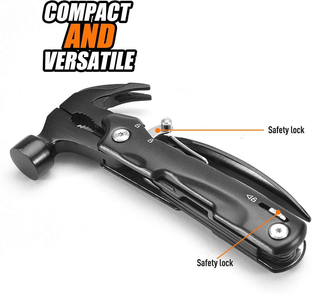 Gifts for Men Him Dad, 12 in 1 Multi Tool Camping Accessories