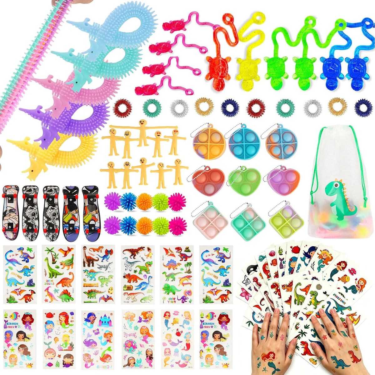 80Pcs Fidget Toys Set for Kids Adults, Stress Relief Sensory Toys