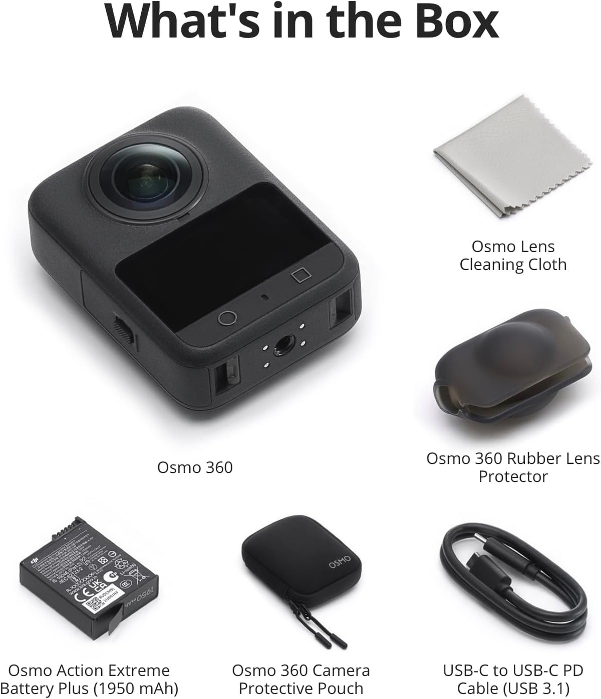 DJI Osmo 360 Standard Combo, 360 Action Camera