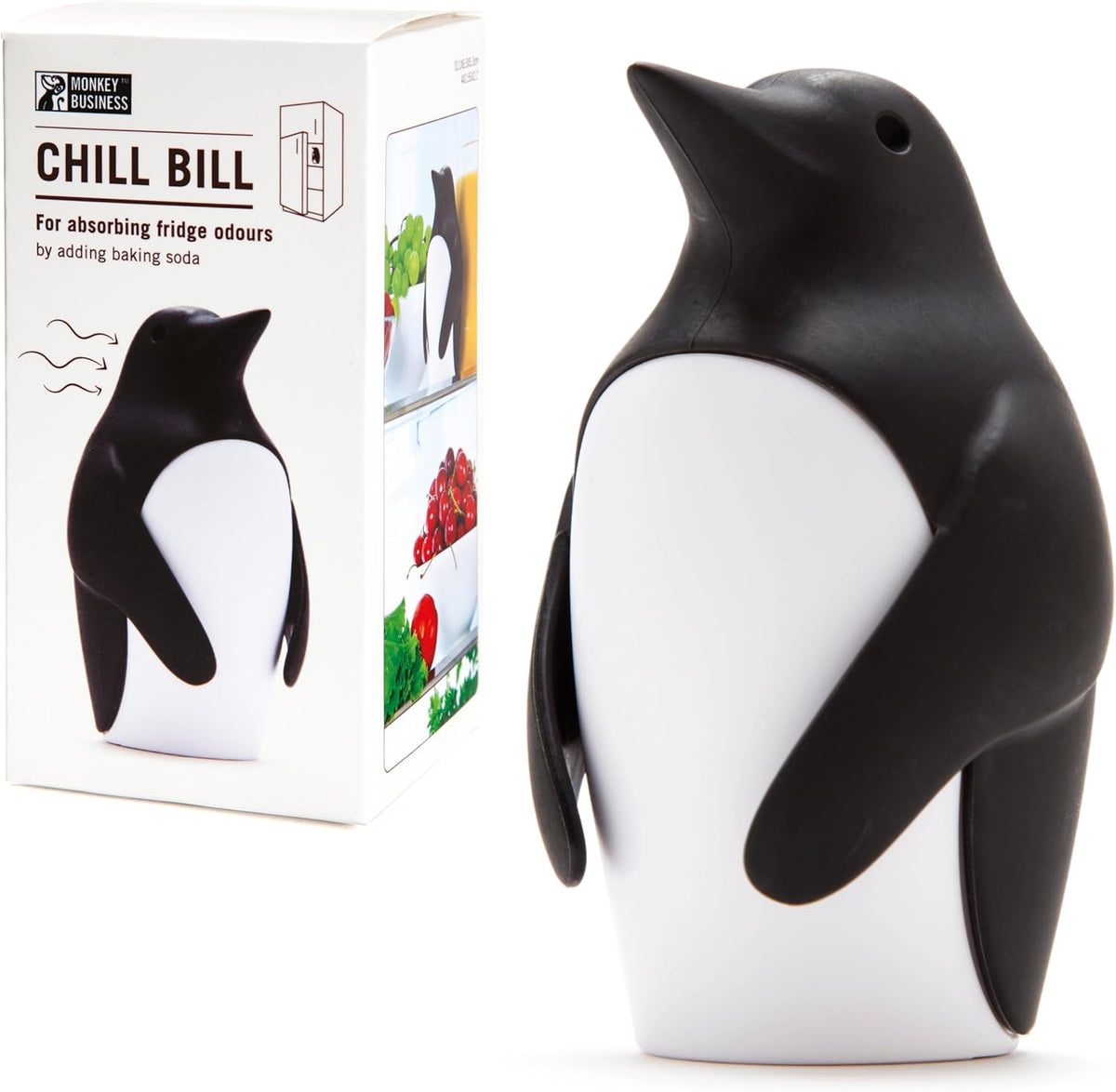 Chill Bill Refrigerator Deodorizer, Baking Soda Holder for Refrigerator, Cute Fridge Deodorizer, Refrigerator Odor Eliminator