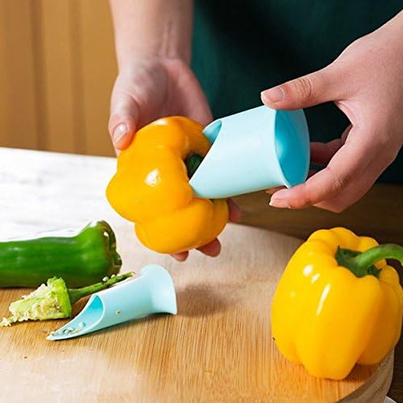 Pepper Tomato Coring Tool - Plastic Blade, Polypropylene Handle - Kitchen Gadget